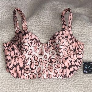 NWT Nasty Gal Bustier Top